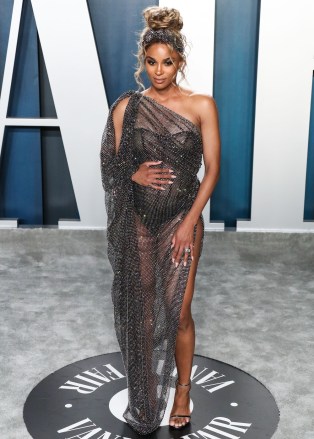 Singer Ciara (Ciara Princess Harris Wilson) wearing a Ralph and Russo dress arrives at the 2020 Vanity Fair Oscar Party held at the Wallis Annenberg Center for the Performing Arts on February 9, 2020 in Beverly Hills, Los Angeles, California, United States.
2020 Vanity Fair Oscar Party, Beverly Hills, United States - 10 Feb 2020