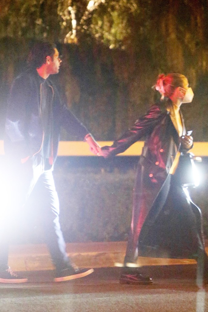 Sofia Richie holds hands with a mystery man