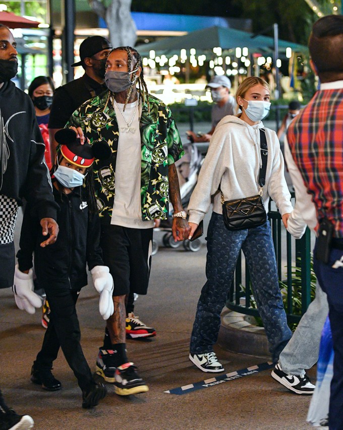 Tyga & Camaryn Swanson Out & About