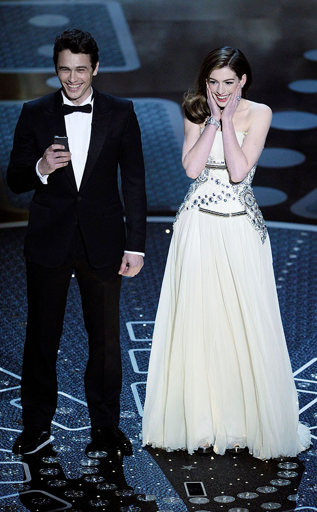 James Franco and Anne Hathaway