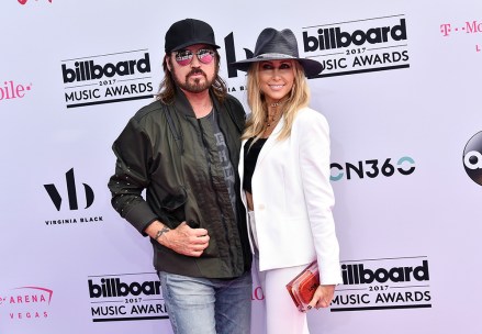 Billy Ray Cyrus et Letitia Cyrus Billboard Music Awards, arrivées, Las Vegas, États-Unis - 21 mai 2017
