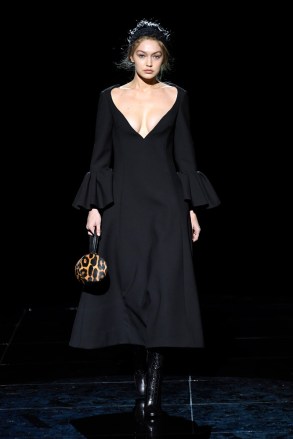 Gigi Hadid on the catwalk
Marc Jacobs show, Runway, Fall Winter 2019, New York Fashion Week, USA - 13 Feb 2019