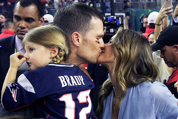 Tom Brady and Gisele Bundchen's Family at 2018 Super Bowl