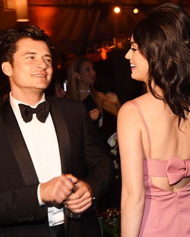 Orlando Bloom and Katy Perry
The Weinstein Company and Netflix Golden Globe After Party, Los Angeles, America - 10 Jan 2016
