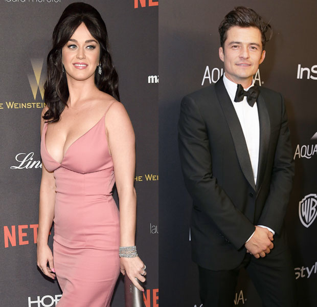 Katy Perry & Orlando Bloom Golden Globes 2016