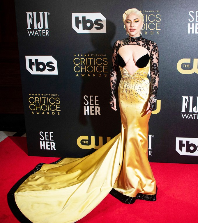 Lady Gaga At The Critics’ Choice Awards