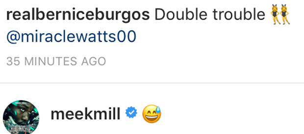 Meek Mill, Bernice Burgos