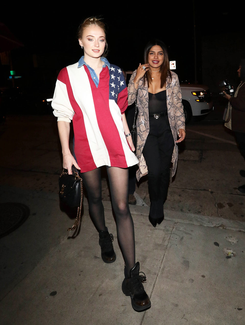 Priyanka Chopra and Sophie Turner
Priyanka Chopra and Sophie Turner out and about, Los Angeles, USA - 22 Jan 2019