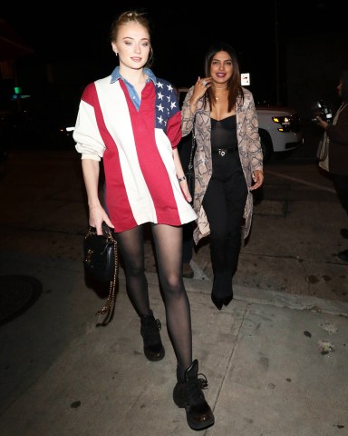 Priyanka Chopra and Sophie Turner
Priyanka Chopra and Sophie Turner out and about, Los Angeles, USA - 22 Jan 2019