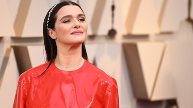 Rachel Weisz’s Dress At Oscars 2019 – Red PVC & Tulle Dress – Hollywood