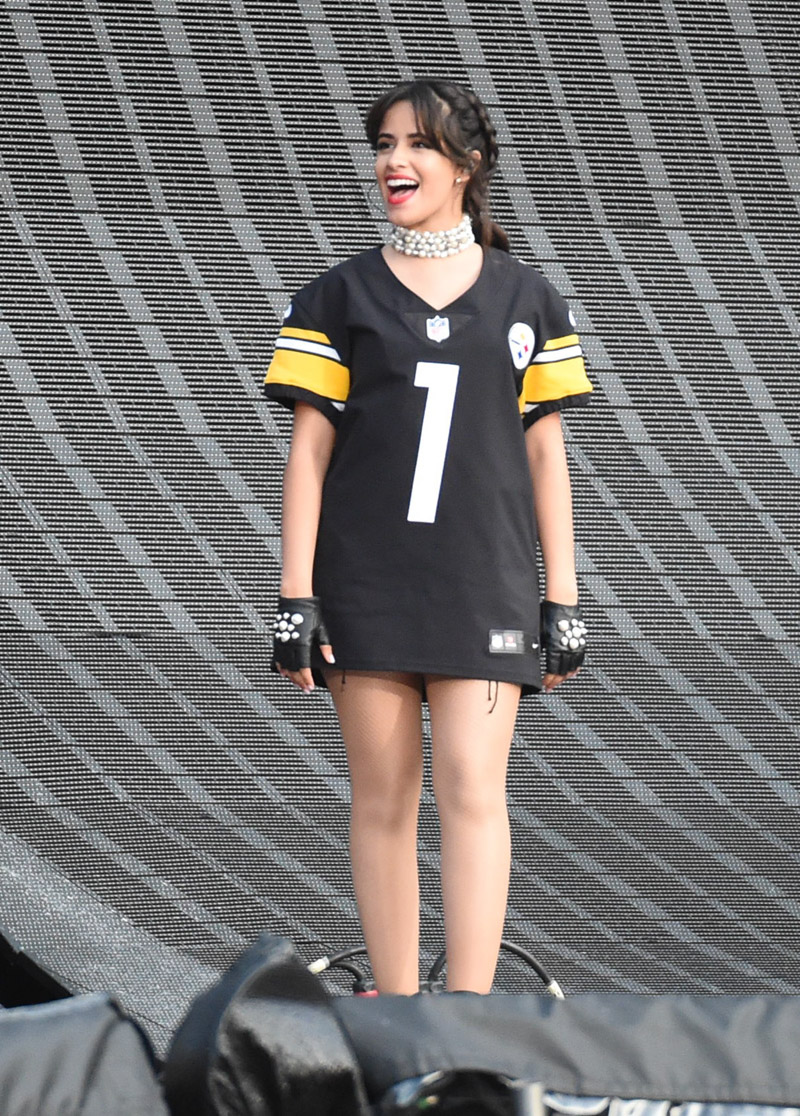 Camila Cabello in concert at Heinz Field, Pittsburgh, USA - 07 Aug 2018