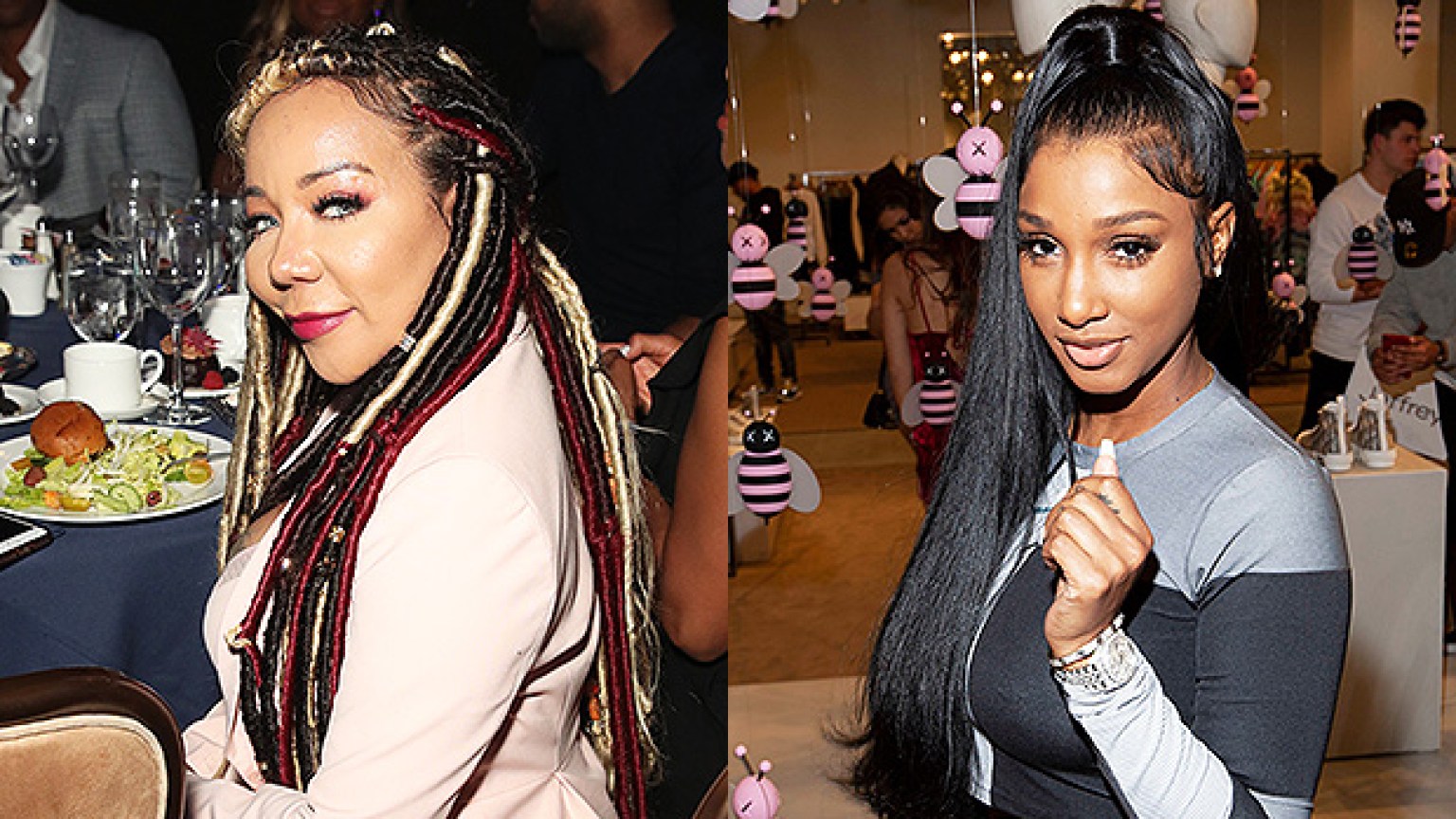 Tiny Harris And Bernice Burgos Super Bowl Run In Is Not Freaking Her Out Hollywood Life