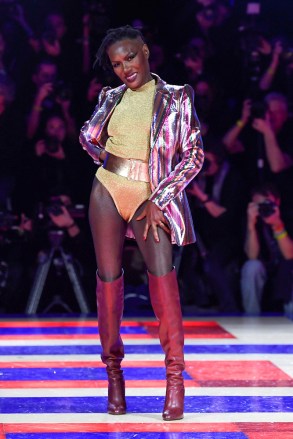 Grace Jones on the catwalk
Tommy Hilfiger show, Runway, Fall Winter 2019, Paris Fashion Week, France - 02 Mar 2019