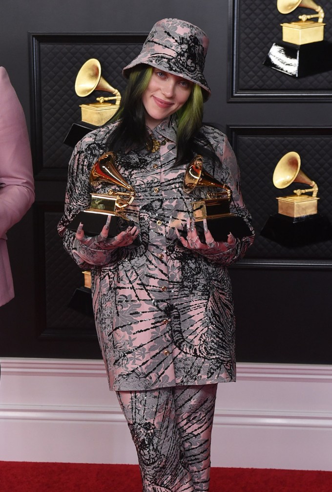 Billie Eilish At The 63rd Annual Grammy Awards