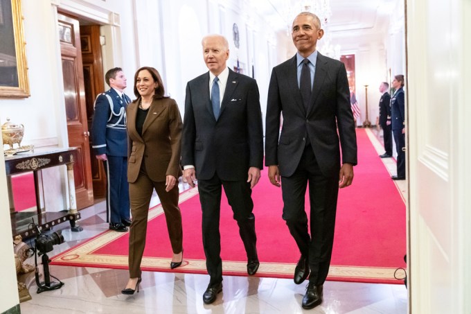 Joe Biden, Barack Obama, and Kamala Harris In Washington