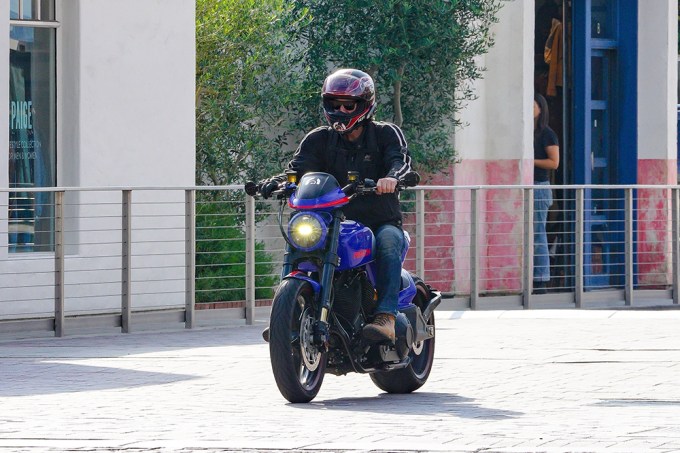 Keanu ReevesTakes A Ride In Malibu