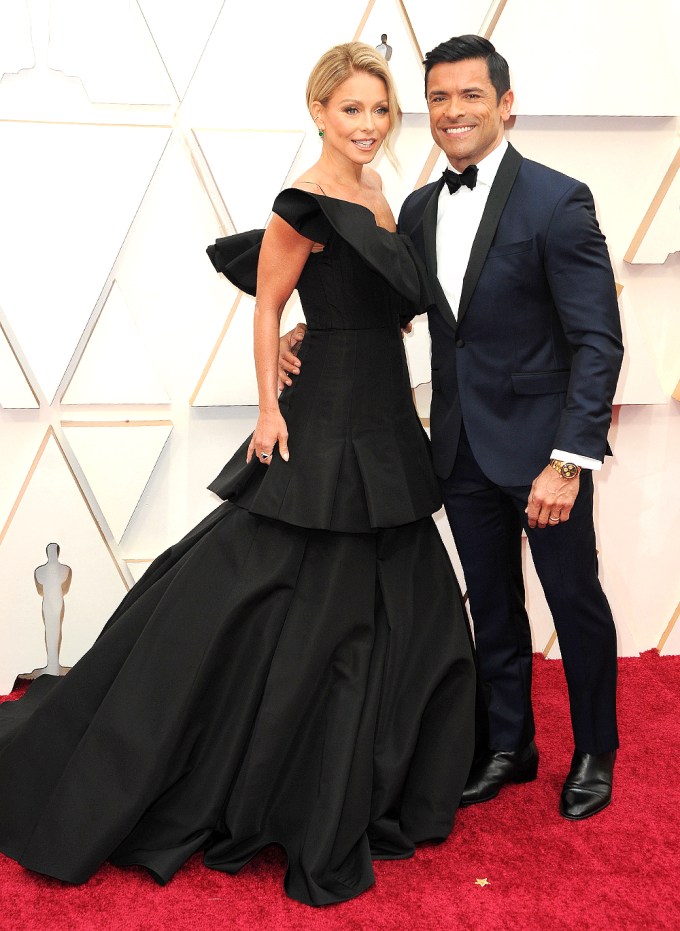 Kelly Ripa & Mark Consuelos At The 2020 Oscars