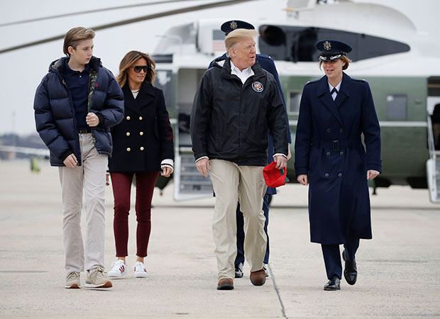 Barron Trump Melania Trump Donald Trump