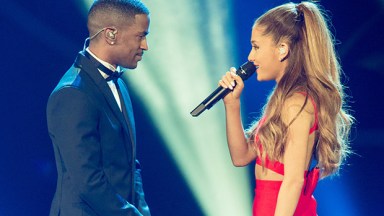 Ariana Grande and Big Sean perform onstage during A VERY GRAMMY CHRISTMAS at The Shrine Auditorium on in Los Angeles, CaliforniaA Very GRAMMY Christmas, Los Angeles, USA