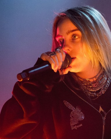 Billie Eilish Slays In Tooth Gems & White Lace Tights: Photos ...