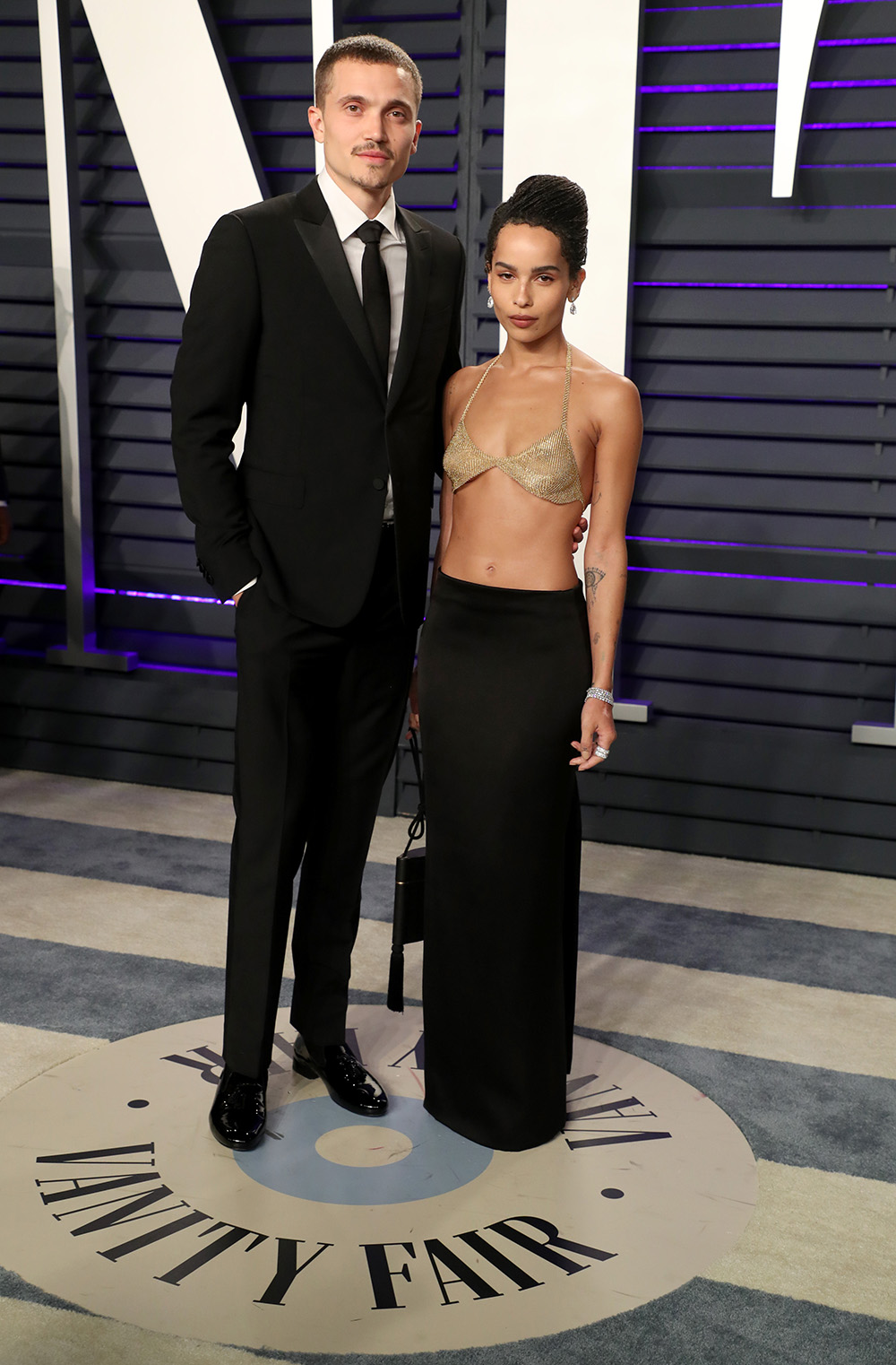 Karl Glusman and Zoe Kravitz
Vanity Fair Oscar Party, Arrivals, Los Angeles, USA - 24 Feb 2019