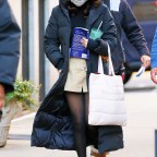 Selena Gomez Is Seen Carrying A Copy Of Joyce Meyer's Book 'Battlefield Of The Mind' On The Set Of "Only Murders In The Building' In New York City