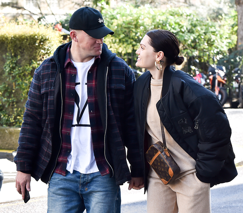 Channing Tatum and Jessie J are seen hand in hand in London