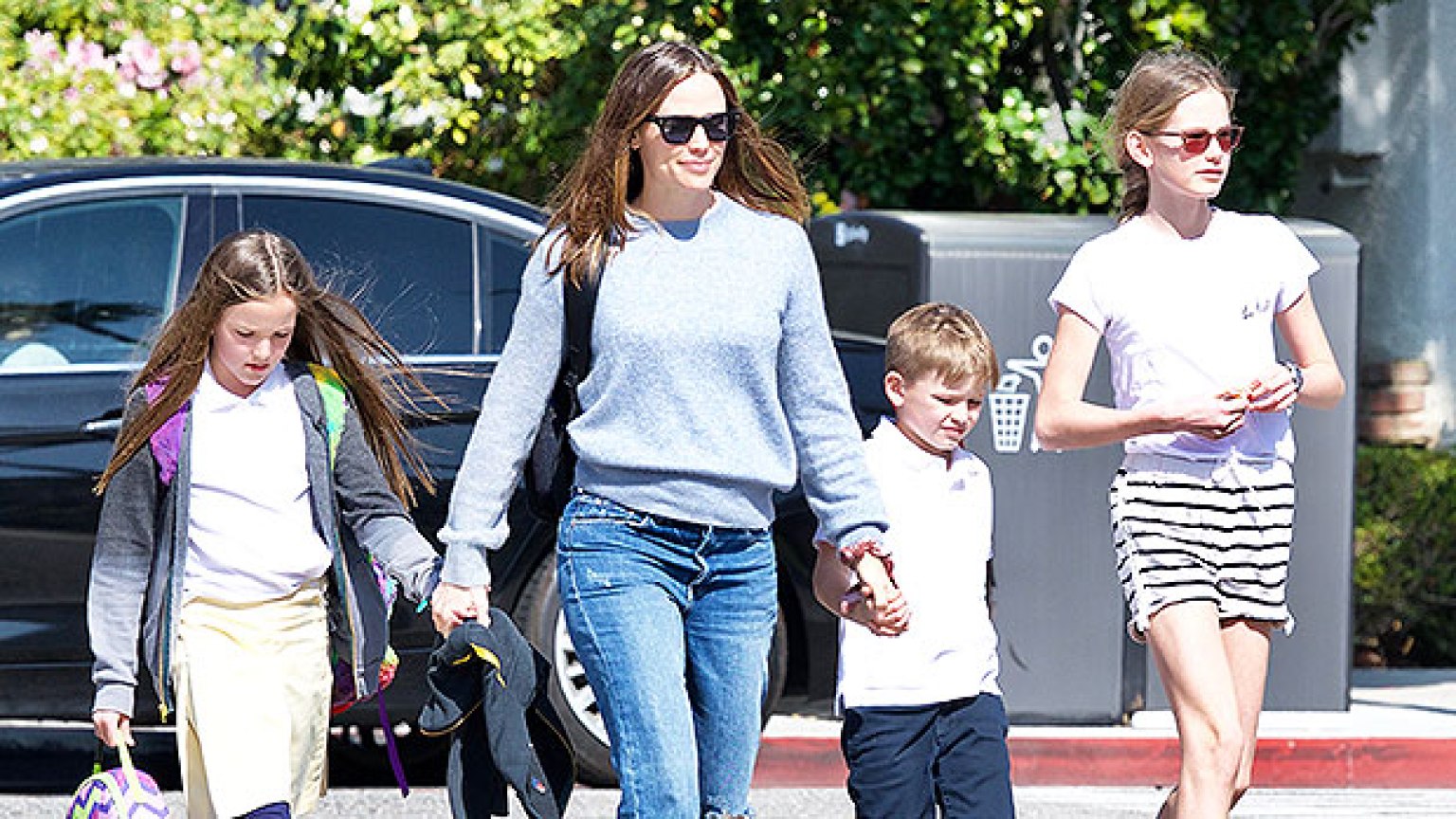 Jennifer Garner And Violet Affleck Look Alike Photo See Twinning Pic Hollywood Life