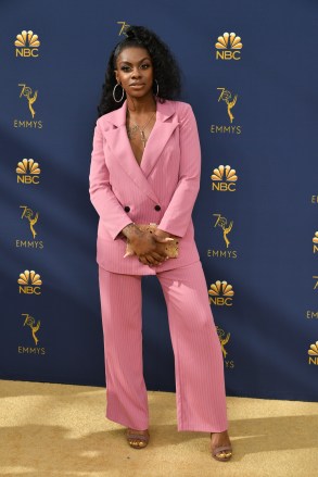 Jess Hilarious
70th Primetime Emmy Awards, Arrivals, Los Angeles, USA - 17 Sep 2018