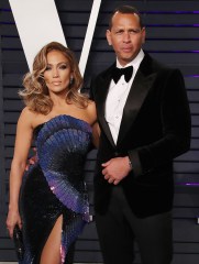 Alex Rodriguez and Jennifer Lopez
Vanity Fair Oscar Party, Arrivals, Los Angeles, USA - 24 Feb 2019