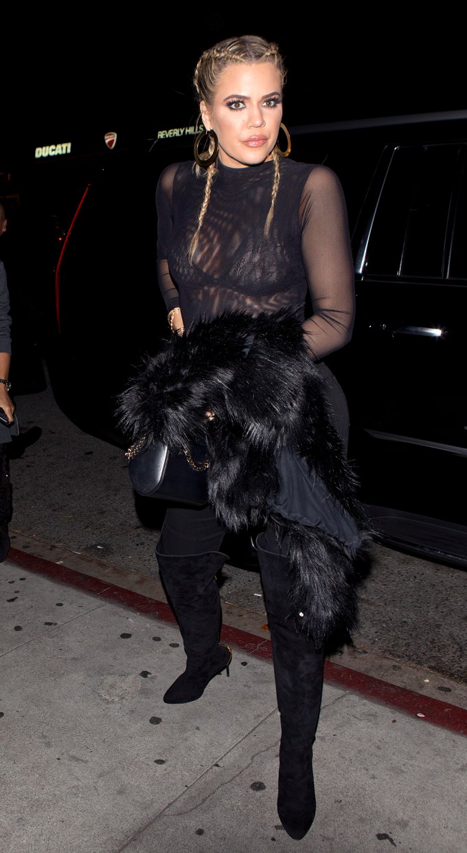 Khloe Kardashian Out In West Hollywood