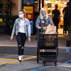 Kristen Stewart and girlfriend Dylan Meyerl hit up the grocery store in Malibu, CA.