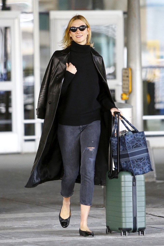 Leather Jacket Trend: Gigi Hadid & More Wearing Coats: Photos ...