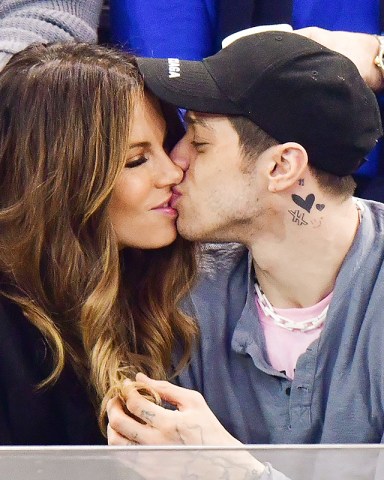 Kate Beckinsale and Pete Davidson Celebrities attend New York Rangers game, New York, USA - 03 Mar 2019