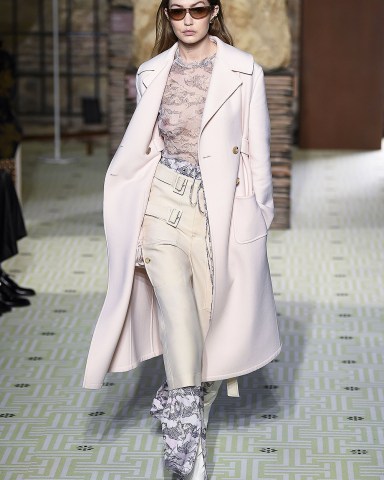 Gigi Hadid on the catwalk
Lanvin show, Runway, Fall Winter 2019, Paris Fashion Week, France - 27 Feb 2019