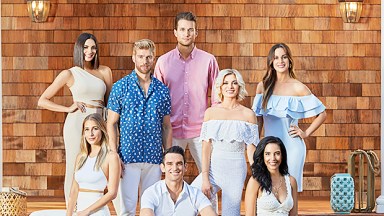 SUMMER HOUSE -- Season:3 -- Pictured: (l-r) Paige DeSorbo, Amanda Batula, Kyle Cooke, Carl Radke, Jordan Verroi, Lindsay Hubbard, Danielle Olivera, Hannah Berner -- (Photo by: Karolina Wojtasik/Bravo)