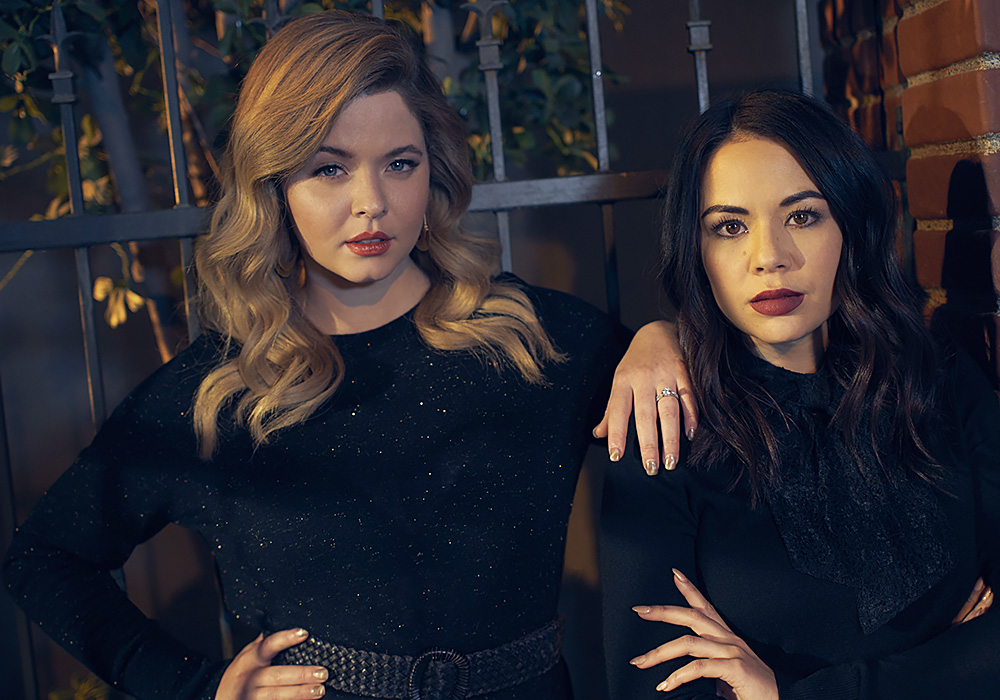 PRETTY LITTLE LIARS: THE PERFECTIONISTS - Freeform's "Pretty Little Liars: The Perfectionists" stars Sasha Pieterse as Alison and Janel Parrish as Mona. (Freeform/Kurt Iswarienko)