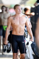 Cody Simpson is seen following the Men's 50m Butterfly Final on Day 5 of the Australian Swimming Championships at the Gold Coast Aquatic Centre on the Gold Coast, Australia, 18 April 2021.
Australian Swimming Championships, Gold Coast, Australia - 18 Apr 2021