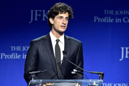 Jack Schlossberg, speaks to attendees during the the 2022 John F. Kennedy Profile in Courage Awards ceremony, at the John F. Kennedy Presidential Library and Museum in Boston
Profile in Courage - Cheney, Boston, United States - 22 May 2022