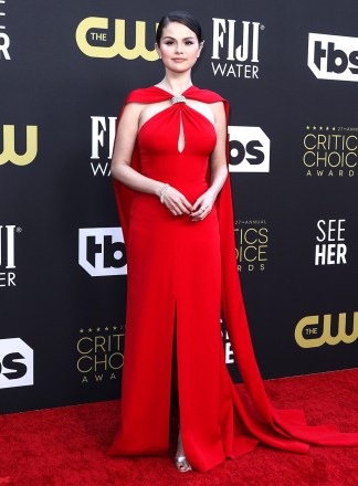 Selena Gomez wearing Louis Vuitton arrives at the 27th Annual Critics' Choice Awards held at the Fairmont Century Plaza Hotel on March 13, 2022 in Century City, Los Angeles, California, United States.
27th Annual Critics' Choice Awards - Arrivals, Fairmont Century Plaza Hotel, Century City, Los Angeles, California, United States - 14 Mar 2022