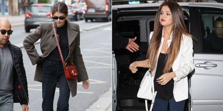 Kendall Jenner & Hailey Baldwin Wear Blazers At Nobu Malibu