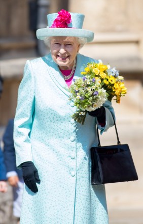 Queen Elizabeth II
Easter Sunday service, St George's Chapel, Windsor, UK - 21 Apr 2019