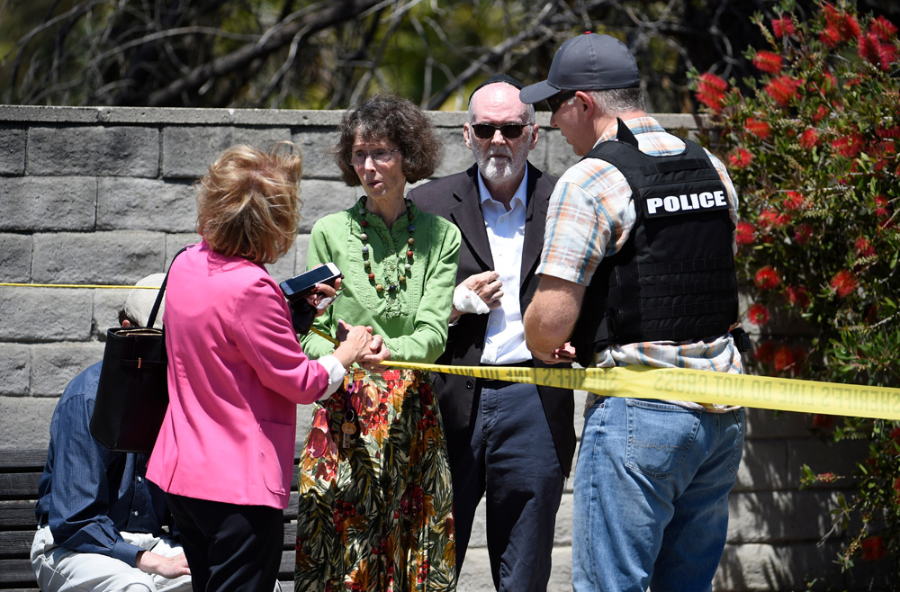 Synagogue Shooting-California, Poway, USA - 27 Apr 2019