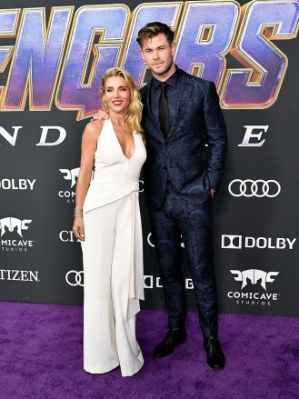 Elsa Pataky and Chris Hemsworth
'Avengers: Endgame' Film Premiere, Arrivals, LA Convention Center, Los Angeles, USA - 22 Apr 2019