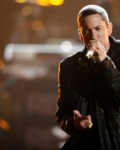 Eminem Eminem performs at the BET Awards on in Los Angeles BET Awards Show, Los Angeles, USA