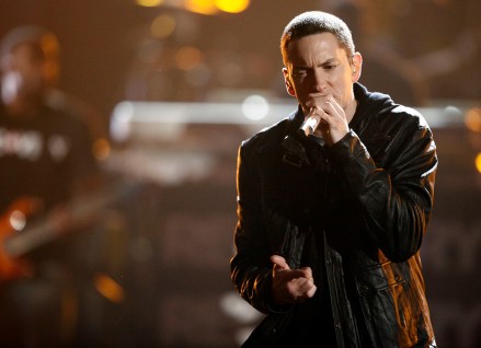 Eminem Eminem tampil di BET Awards di Los Angeles BET Awards Show, Los Angeles, AS