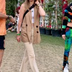 Gigi Hadid looks zoo keeper chic as she heads out to Coachella in all beige