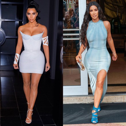 Kim Kardashian Rocks Sheer Bodysuit With No Bra & High-Slit Skirt – Hollywood  Life