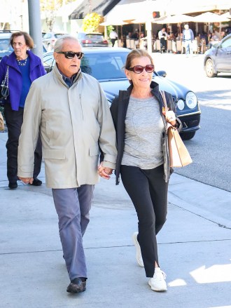 Judy Sheindlin and Jerry Sheindlin are seen in Los Angeles, California.Pictured: Jerry Sheindlin,Judy SheindlinRef: SPL5072580 140319 NON-EXCLUSIVEPicture by: Bauer-Griffin / SplashNews.comSplash News and PicturesLos Angeles: 310-821-2666New York: 212-619-2666London: 0207 644 7656Milan: 02 4399 8577photodesk@splashnews.comWorld Rights