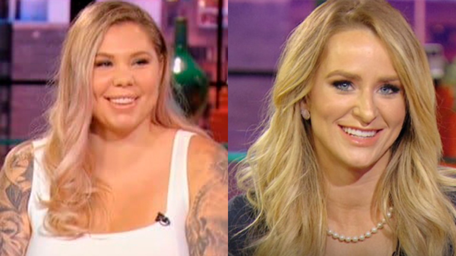 Kailyn Lowry And Leah Messer Face Off With Costa Rica Bikini Pics Hollywood Life